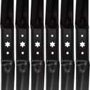 942-05052A 50" Mower Blades for Cub Cadet/MTD/Troy Bilt 942-05052 742-05052A 50 inch Deck 6 Pack