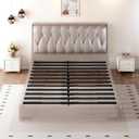 King Bed Frame Support Slats for Wood/Upholstered/Metal Bed
Adjustable:75”-77.2”,Prevent Sagging,Heavy Duty Low Profile Box Spring Alternative,EVA noise free,anti-slip, Universal fits