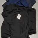 Real Essentials 5 Pack: Men's Dry-Fit Short Sleeve Crew Neck T Shirts Fitness Running Gym Workout Cool Exercise Athletic Tee (XX-Large)