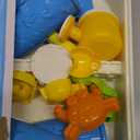 Beach Sand's Toys Set with Activity Table with Storage Compartment and Lid 10 Pieces
