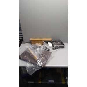 Floor Lamp with Table & Drawers, End Table Lamp with USB Charging Portt Power Outlet and Shelves, Side Table Reading Light with 3 Color Temperature Led Bulb Included for Living Room, Walnut