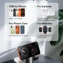 3 in 1 Wireless Charging Station for Apple Multiple Devices, 15W Magnetic Auto-Rotating Charger Stand, Touch Hidden System Wireless Charger Stand for iPhone 17 16 15 14 13 12, Apple Watch, AirPods pro