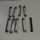 khtumeware 10 Pack Matte Black Cabinet Pulls, 5 Inch(128mm) Hole Centers Cabinet Handles Kitchen Hardware Straight Bar for Cabinets and Drawer Pulls