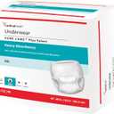 Cardinal Health™ Protective Underwear, SURE CARE™ Plus, Heavy Absorbency, XX-Large 60-80 in., Pull-On Adult Disposable Underwear with Tear-Away Seams, Cloth-Like & Discreet – Case of 48 (4 Bags of 12) (White, XXL)