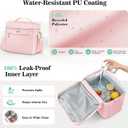 DALINDA Insulated Lunch Bag Lunch Box for Women Men,Leak-Proof Cooler Bag Lunchbox Lightweight for Work Picnic,Study,Beach,Camping,Travel
