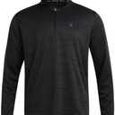 Spyder Mens Quarter Zip Pullover - Quick Dry Athletic Mens Long Sleeve Workout Shirts Lightweight Gym Golf Pullovers, Large