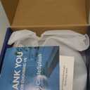 High Pressure Shower Head - Anti-Clogging Silicone Nozzles - 2.5 GPM Removable Restrictor - Easy to Clean Adjustable Replacement - easy to install with Plumbers Tape - 6 inch - Classic Chrome Finish