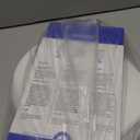 Mayfair Caswell Modern Slow Close Toilet Seat, Durable Plastic Seat, Made in USA, Round, White