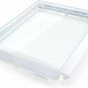 W10508993, W10864399 Refrigerator Glass Crisper Cover Compatible with whirlpool, kenmore, maytag, amana and kitchenAid etc, Crisper Drawer Cover Assembly W10275293 Replace 2217039, 2206096, 2209698