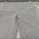 Women’s Super Stretch Straight Fit Comfy Pull-On Business Casual Pants Large, White/Black