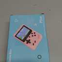 Retro Handheld Games Console, Built-in 400 Video Games,Portable Video Gaming Player with 3.0 Inch IPS Screen and Rechargeable Battery (Blue)