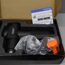 TOLOCO Massage Gun, Deep Tissue Back Massage for Athletes for Pain Relief, Percussion Massager with 10 Massages Heads & Silent Brushless Motor, Christmas Gifts for Women, Men, Black