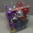 KTKDE Christmas Balls Decoration 36 Pcs/2.36in Christmas Tree Decorations Shatterproof Hanging Ornament Balls for Holiday Wreath Xmas Tree Decor Colorful Ball for Party Event