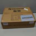 Snughome Lectern Podium Stand with Storage Tray, Height Adjustable Lectern Stand Mobile Podium, Portable Floor Standing Podium Lectern for Church, Weddings, Classroom, Speech