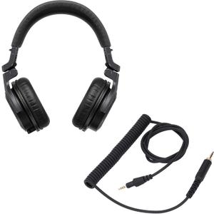 Headphones Replacement Audio Cable, Extendable Spring Cable with 3.5mm Stereo Plug & 6.3mm Adapter for Pioneer DJ HDJ CUE1 HDJ CUE1BT HDJ X5 HDJ X7 HDJ S7 Headphones