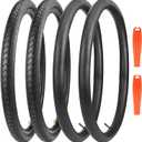 2 Pack Bike Tire and Tube for Moutain Bike City Bike 27.5x1.75(44-584) Great for Paved Road Commuting Ride Compatible Replacement Bicycle Tire for Cruiser Bicycle Black