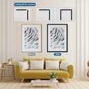 Peel and Stick Molding Trim Waterproof Mirror Tape Border Flexible Wall Trim Molding Self Adhesive for Home Decoration Wall Protection(32.8 Ft) (Black)