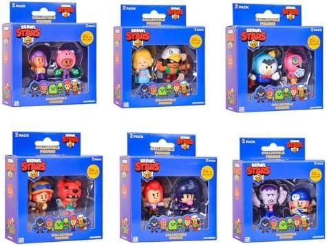 P.M.I. Brawl Stars Collectible Figures - 2 Pack (S1) (Random) (BRW2015)