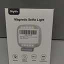 Diyife Magnetic Selfie Light for Phone, [Compatible with MagSafe] CRI95, 6 Modes, 45 LED, 360 Rotatable Phone Light with Foldable Mirror, Portable Selfie Ring Light for Zoom Makeup Video Conference