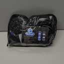 Hipaw Waterproof Dog Boots for Winter Snow Rain,Non-Slip Dog Shoes for Medium to Large Dogs,Extended Cuff Paw Protectors for Outdoor Walking Hiking (L (Insole wide 2.8") for 70~99lb)