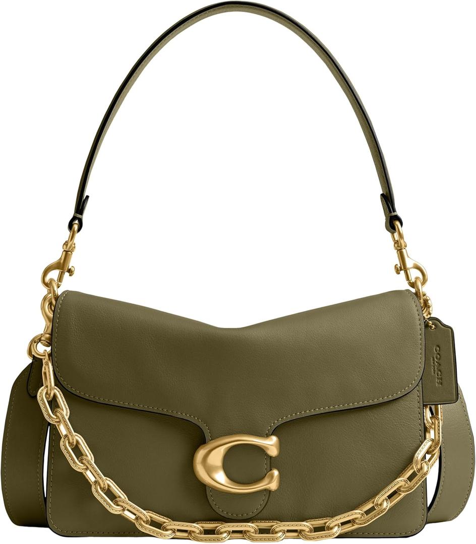 COACH Chain Tabby Shoulder Bag (One Size, B4/Olive)