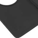 11" x 9" Coffee Mat, Black Coffee Bar Mat for Countertop Anti Slip Hide Stain Pad Silicone Backed Absorbent Dish Drying Mat for 870 880