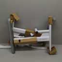 KMINA Toilet Safety Rails for Seniors, Heavy Duty Frame with Handles, Adjustable Height and Width, Handicap Grab Bars, White 