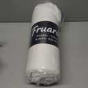 Luxury Double-Sided 3D Bubble Faux Fur Throw Blanket – Ultra Plush & Fluffy Cream White Cozy Blanket for Couch, Sofa & Bed | Soft Gift for Women, Birthday, Housewarming, 60" x 80"