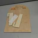 R HORSE My First Year Photo Display Wood Board - Fits 2 x 3 Inch Photo, 3D Boho Sun Baby's First Year Picture Frame 12 Months Milestone Board Baby Keepsake Birthday Nursery Decor Gift for Boy Girl