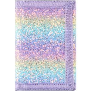 Kids Wallet for Girls, Little Girls Wallet for Kids, Purple Wallets for Teen Girl, Toddler Wallets with Coin Pocket, RFID Tween Child Christmas & Birthday Gift (Rainbow03)