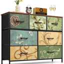 7-Drawer Dresser for Bedroom, Anti-Tip Wide Storage Organizer Fabric