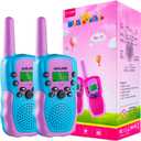 Walkie Talkies for Kids Toys for Boys Girls 4-6, 3 Miles Range Walkie Talkie to Camping, Outdoor 4 Year Old Girl Birthday Gifts for 3 4 5 6 7 Year Old Boy Girl Gifts Age 6-8 (Blue-Purple)
