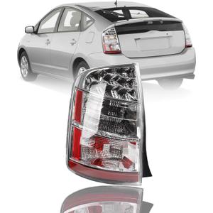Dasbecan Driver Side Tail Light Compatible with 2006 2007 2008 2009 Toyota Prius Rear Left Tail Light Replaces# 8156147100 W/Light Bulbs