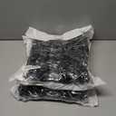 2 x ASPO Men's Packable Puffer Jackets Winter Lightweight Detachable Hood Water-Resistant Down Coats Warm Insulated Hiking Travel (Medium, Black)