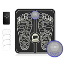 Health Expert Electronic Stimulator and Powered Muscle Stimulation for Pain Relief, EMS Foot Massager