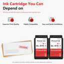 SL-870-1 XXL Red Ink Cartridge High Capacity Compatible for SL870-1 Fluorescent Red Ink Cartridges Replacement for The PB New SendPro Mailstation Postage Meter (CSD1) 2-Pack XXL (16ml)