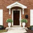 Ivydale 20PCS Artificial Plants Fake Flowers Monkey Grass for Outdoors,UV Resistant Realistic White Faux Greenery Shrubs Outside Decor for Home Garland Porch Patio Balcony Planter Yard Office Pathway