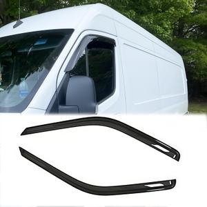 Rainproof Side Window Wind Deflectors for Mercedes-Benz Sprinter 2006-2018, Tape-on Sun Rain Guard Sets,Nice Looking Window Visors for Cars,Vent Deflector for Sprinter 06-18 MB27