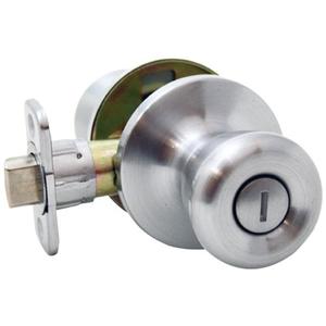 NEW Atlas Tulip Style Exterior Entry Door Knob - Satin Chrome - 