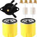 52 050 02-S Oil Filter Compatible with Kohler M18 M19 M20 CH11 CH12 CH13 CH14 CH15 SV715 SV725 SV735 CV13S CV15S CV22S with 2439316 Fuel Pump and Fuel Filter