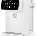 VEVOR Instant Hot Water Dispenser, Countertop Boiling Water Dispenser with Adjustable 7 Temperatures & 7 Water Volumes, 118oz Removable Water Tank, Quick Heating with Touchscreen & Child Lock for Home (3.7 Quarts)