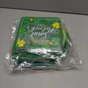 St. Patrick's Shamrock Party Supplies, Irish Clover Themed Disposable Plates Napkins and Tablecloth Tableware Set for Irish Shamrock and Roll Party Happy Saint Patricks Party Decorations, Serve 25