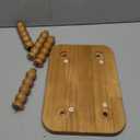 JUIOETURHeavy Duty Wooden Step Stool for Adults - 330 lb Capacity w/Detachable Legs - Tool-Free Assembly Step Stool for Office, Bathroom, Garden & Bedroom Storage (Nature)