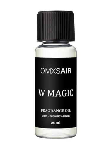 Luxury Hotel Scent W Maigc Oil Diffuser Refill Kit | Long Lasting Essential Oil for Large Room, HVAC & Car Waterless Fragrance Diffusers| Nanotech Formula| Spa Calming Aromatherapy Oil (20ml/0.7FL oz)