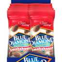 Blue Diamond Almonds, Smokehouse Flavored Snack Nuts, Single Serve Bags (1.5 Oz. Tubes, Pack of 12)