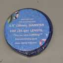 PVC HOSE 1-1/2"*100ft, Pool Backwash Hose, Heavy Duty Reinforced Blue PVC Lay Flat Water, For Swimming Drain Pools and Clean Filters, with 2 Clamp