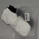 Sunporx Ruffle Ankle Socks Knit Cotton Breathable Comfortable Black Socks for Girls 6 Pack (One Size)