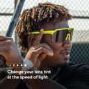 CHAMELO Shield Dual-Tint Sports Sunglasses