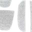 Bling Crystal Car Front Emblem Cover Sticker Compatible with Honda 10th Gen Civic Sedan 2022 2021 2020 2019 2018 (car Front Logo)