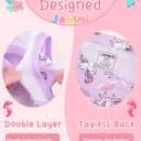 100% Cotton Girls Underwear Tagless Comfort Toddler Panties (6-Pack) (3T, Blue-unicorn-a23)